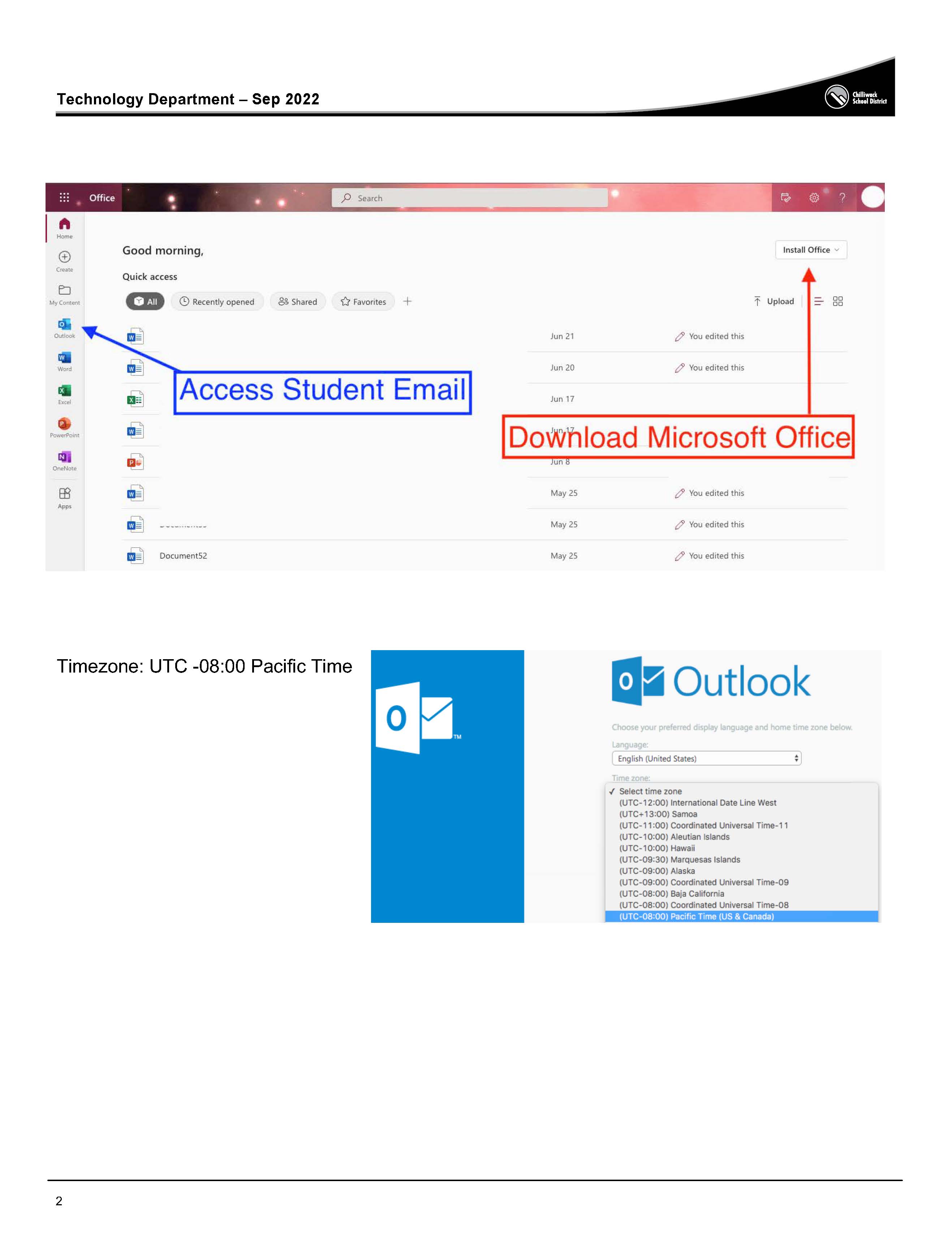 Office 365 Login Instructions Sardis Secondary